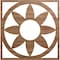 Ekena Millwork Blume Wood Fretwork Pierced Ceiling Medallion, Walnut, 30"OD x 10 3/8"ID x 3/8"T CMWP30X30X0375BLWA - alternate 1